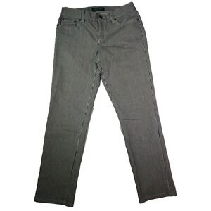 Lauren Ralph Lauren LRL Women‎ Petite 6p Ticking Pinstripe Straight Leg Jeans